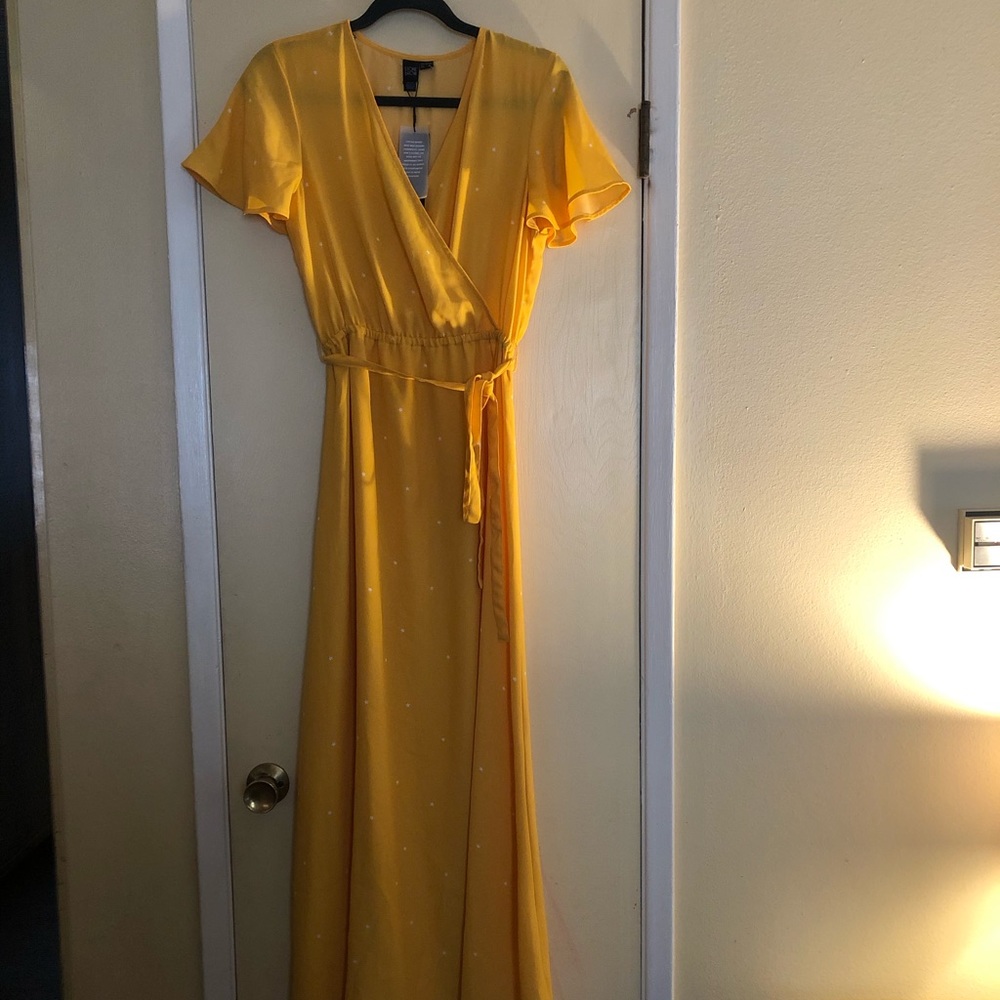 🌟Yellow star maxi dress🌟
